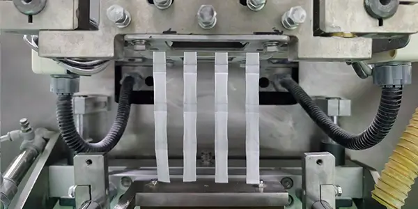 Pictures of nicotine pouch production lines