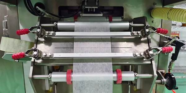 Pictures of nicotine pouch production lines