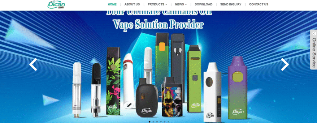 Dican cbd website picture