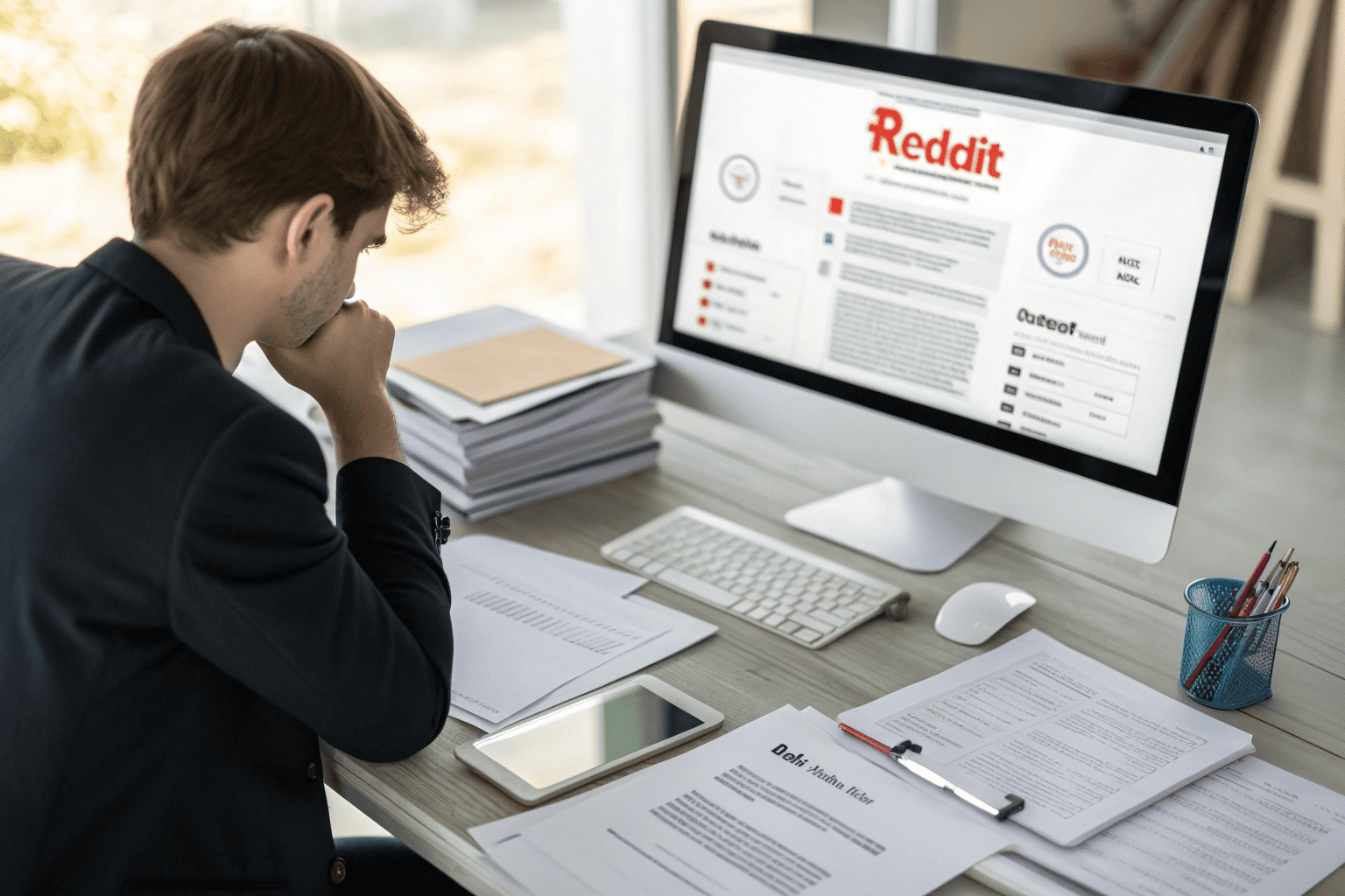 Finding Vape Suppliers Online A person browsing a professional B2B sourcing website on a laptop.