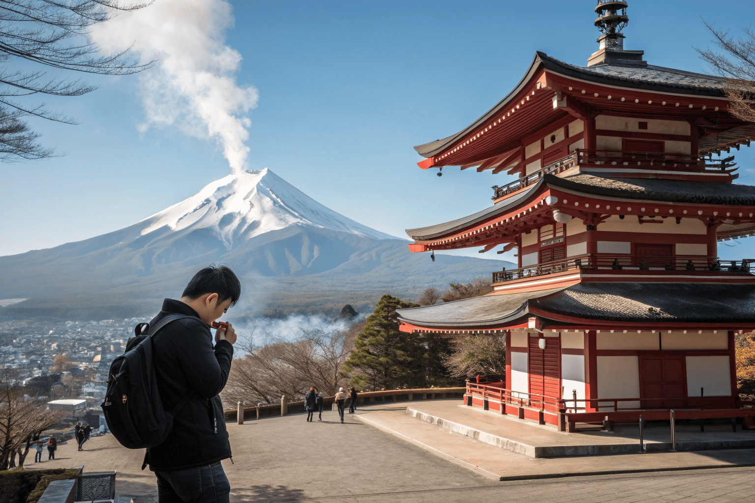 Vapes for Sale in Japan A display of colorful zero-nicotine disposable vapes in a shop in Japan with Japanese signage.