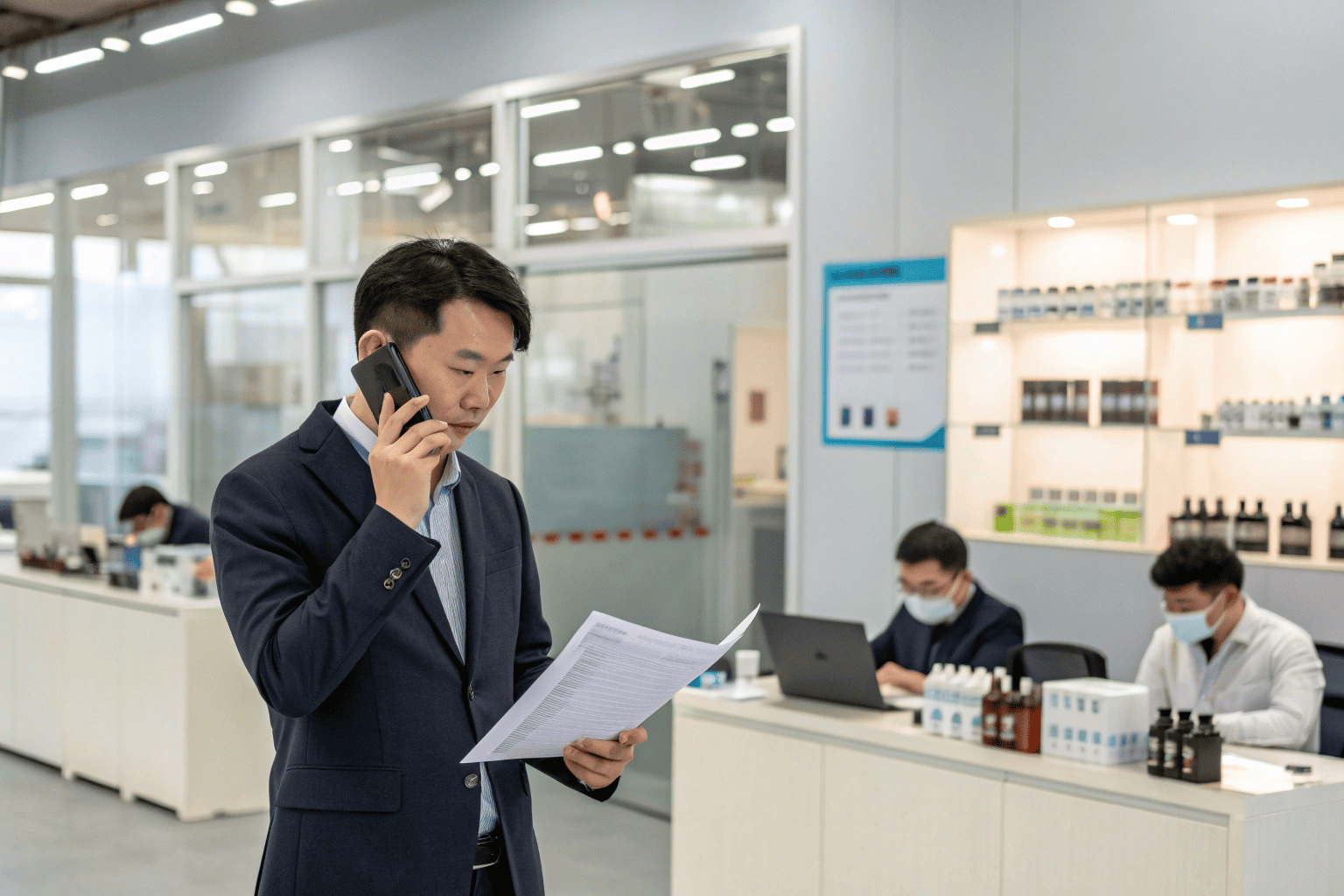 A modern vape manufacturing facility in Shenzhen, China.