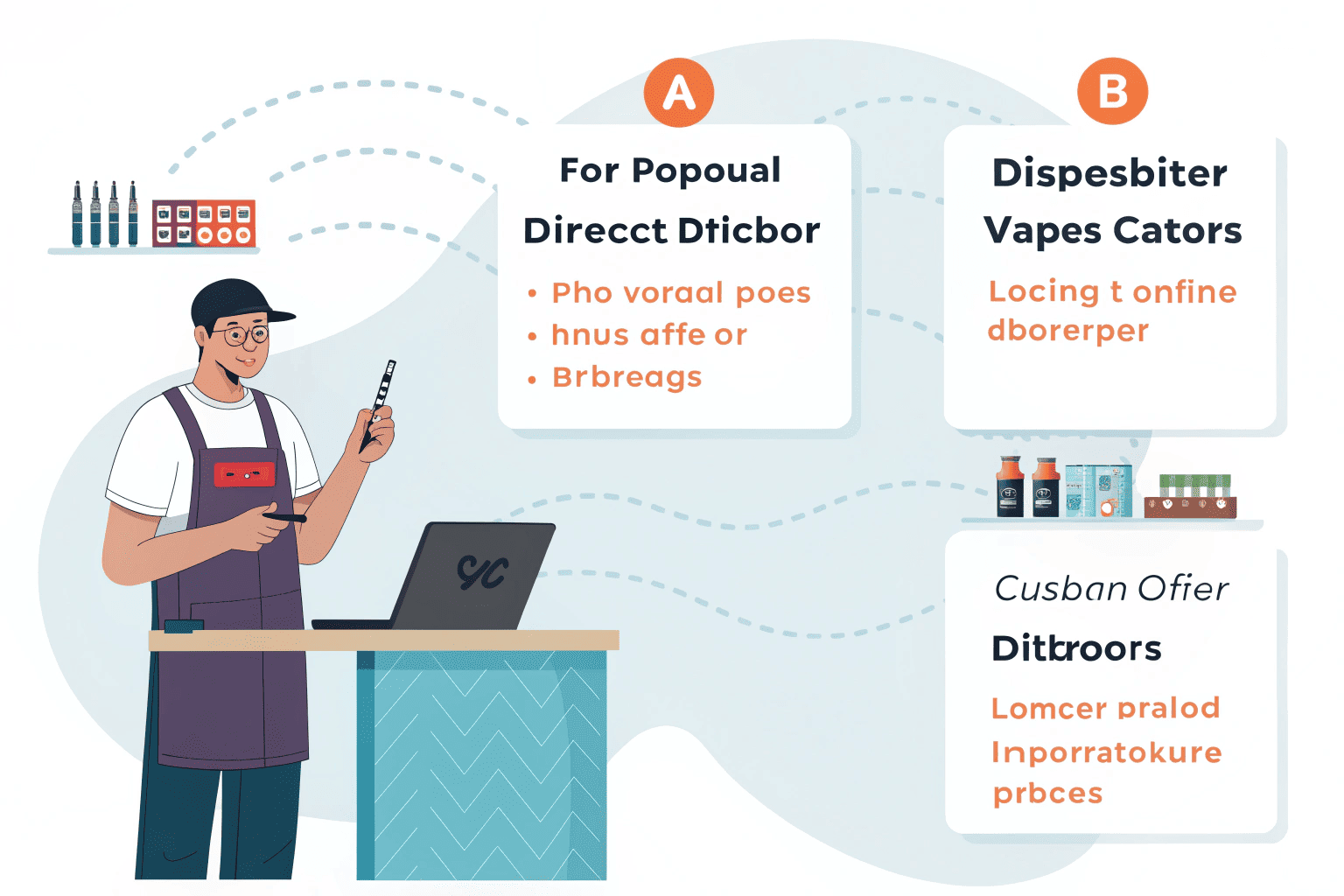 A collection of different wholesale disposable vapes in bulk packaging.