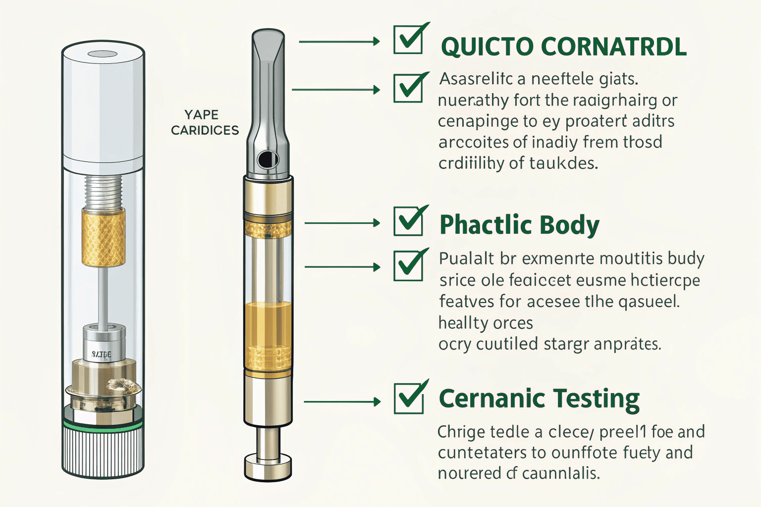 An assembly line showing empty vape cartridges being prepared for filling.