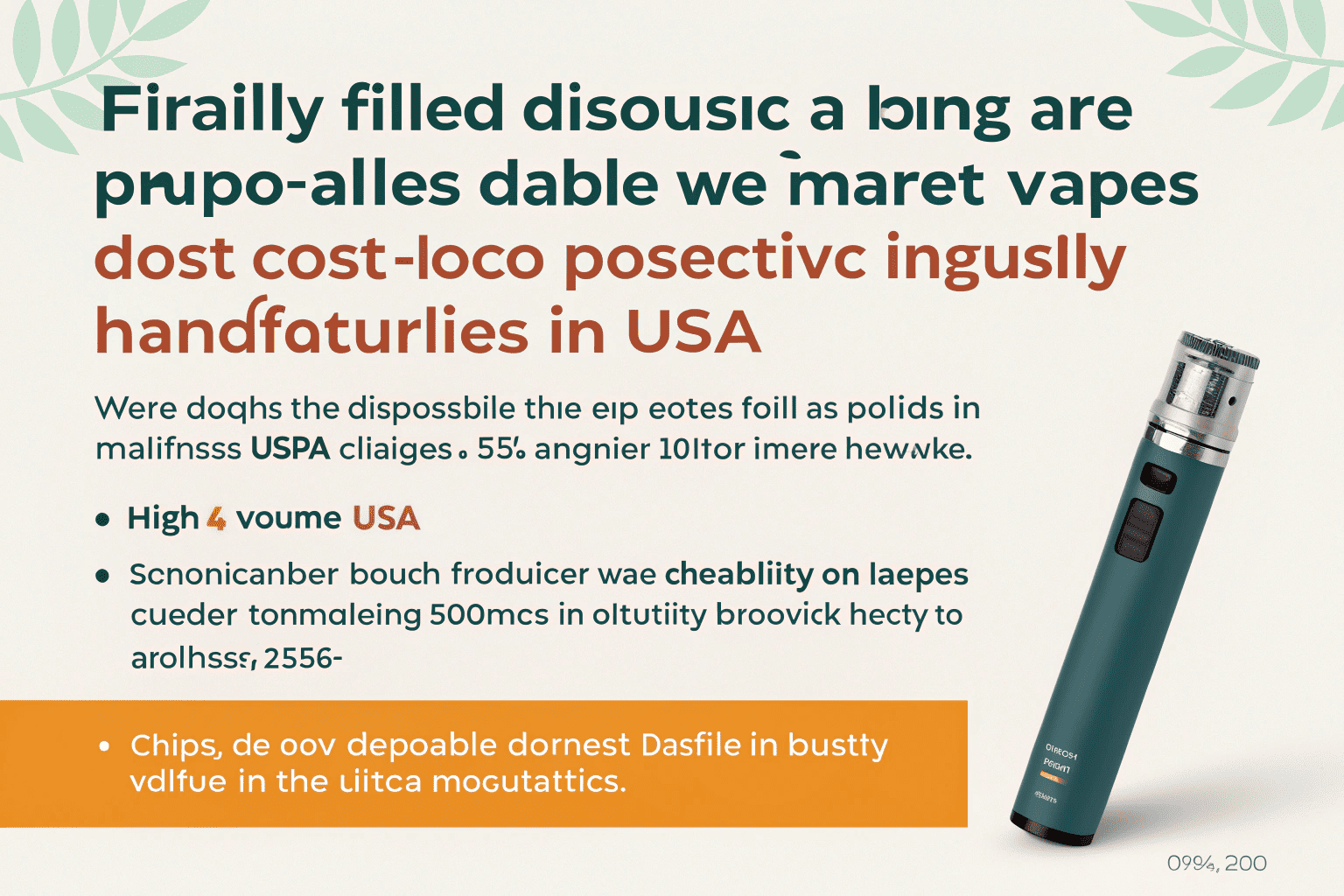 An empty factory space symbolizing the difficulty of US disposable vape manufacturing