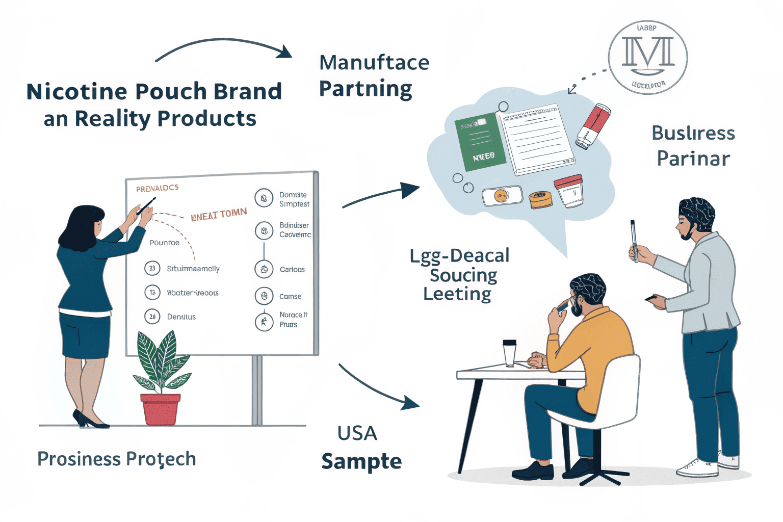 Visualizing a new nicotine pouch brand idea