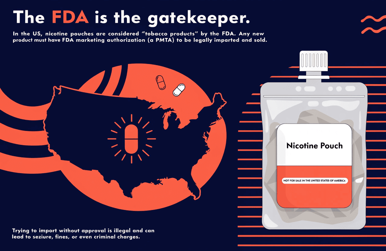An official-looking document with an FDA logo and a red "REFUSED ENTRY" stamp over a picture of a shipping container.