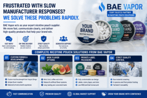 BAE vapor factory and office showing professional services