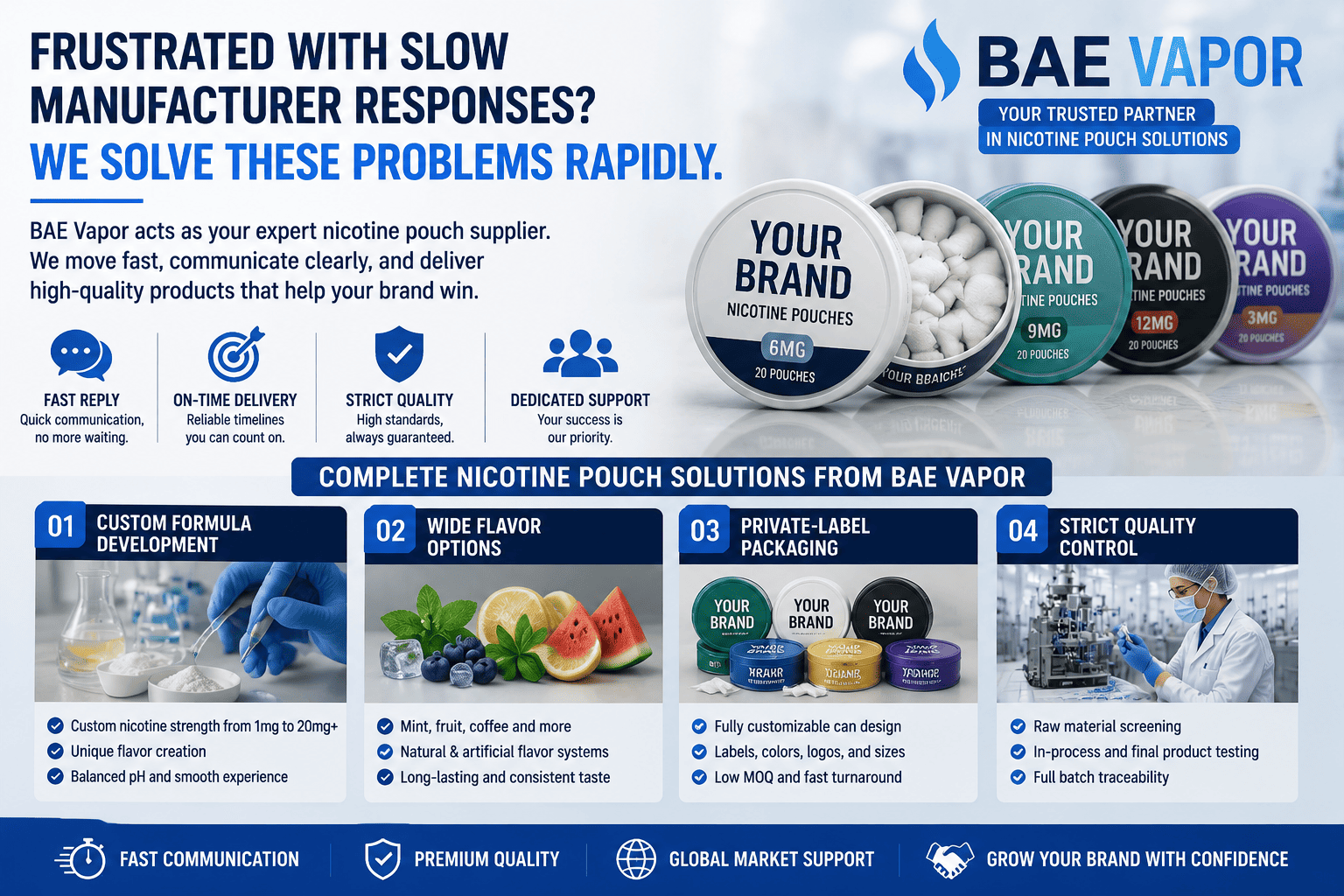 BAE vapor factory and office showing professional services