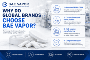 BAE Vapor manufacturing services