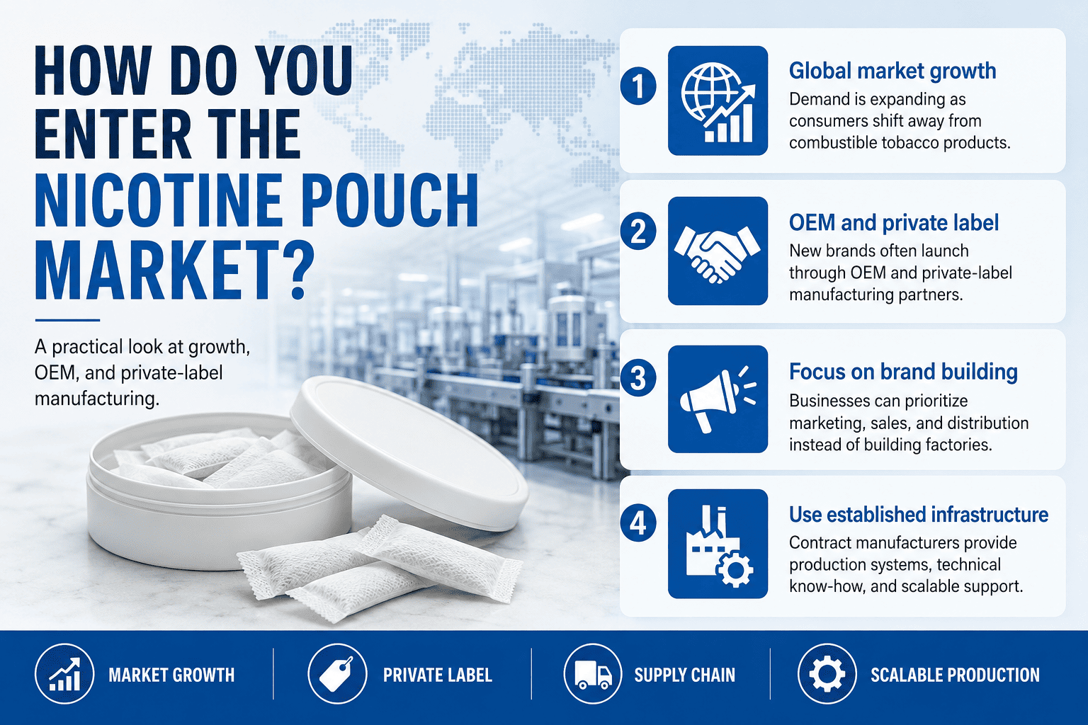 Business growth in the nicotine pouch industry