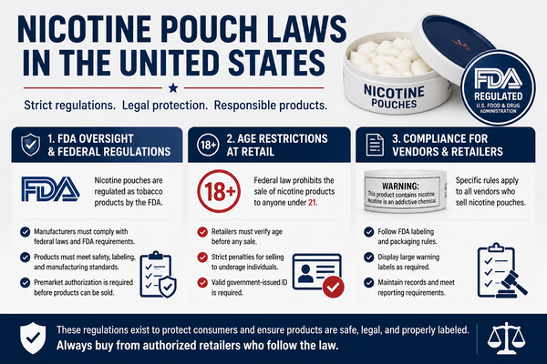 FDA and age restriction rules for nicotine products