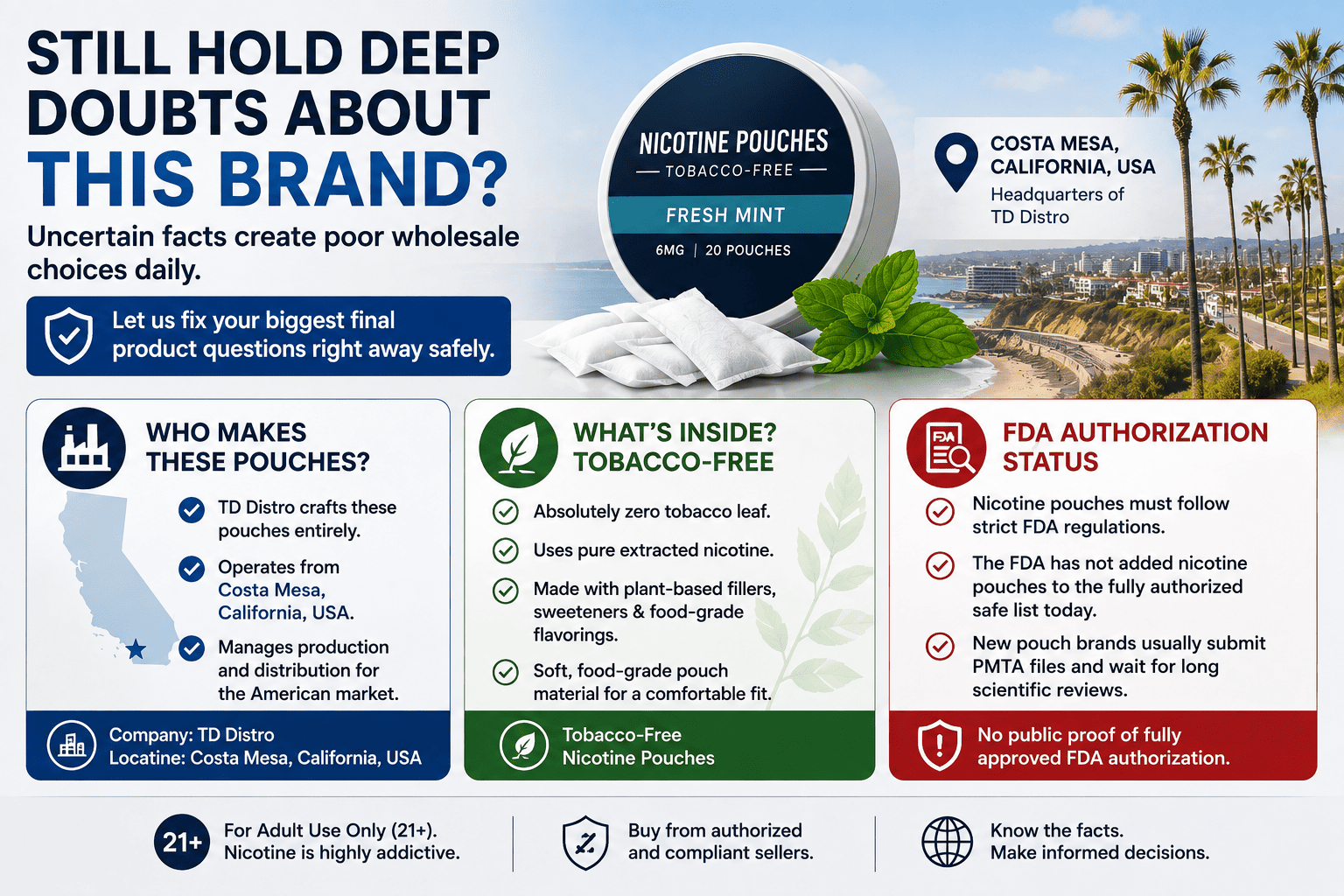 FAQ about Pillowz nicotine pouch brand