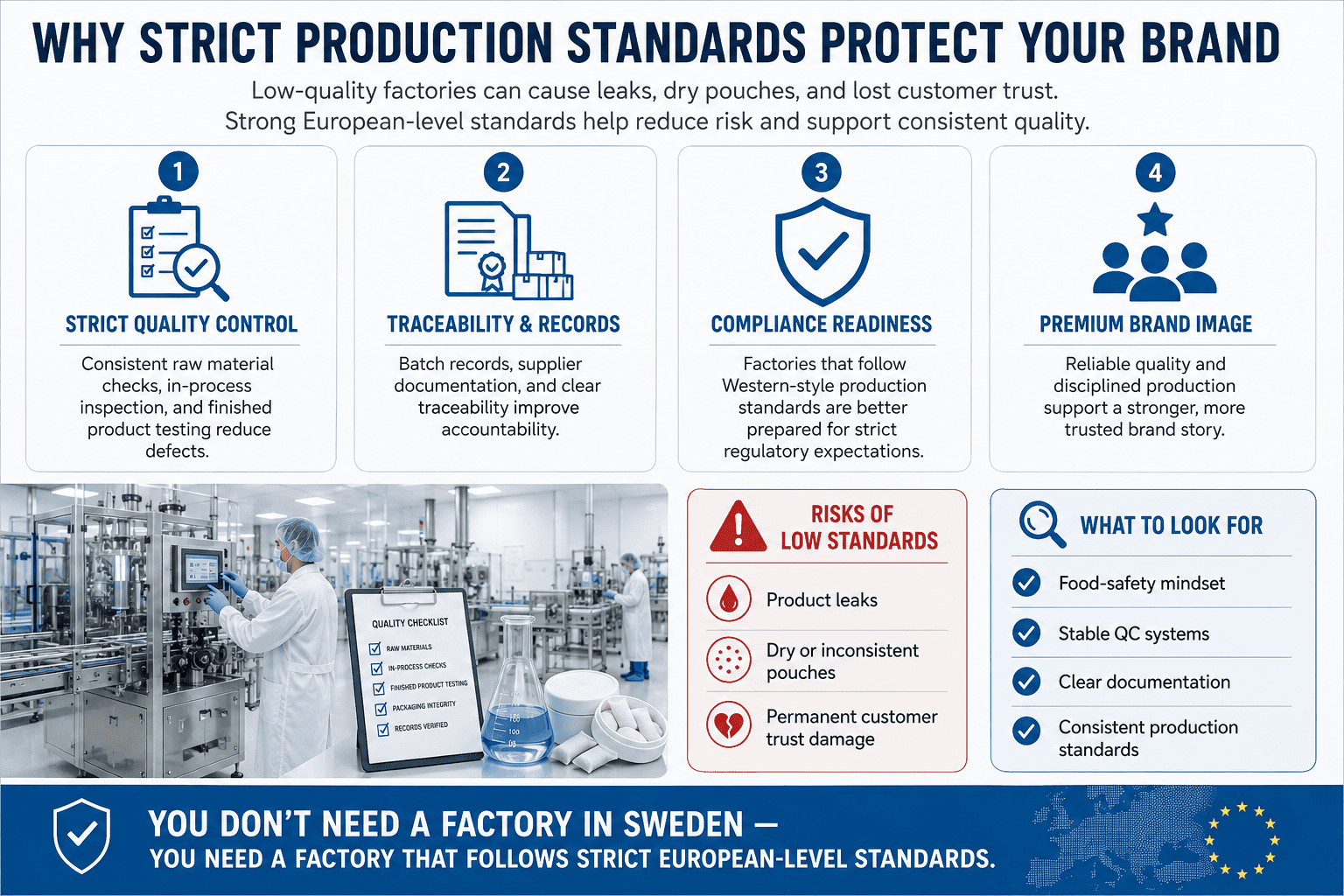 European standard nicotine pouch manufacturer