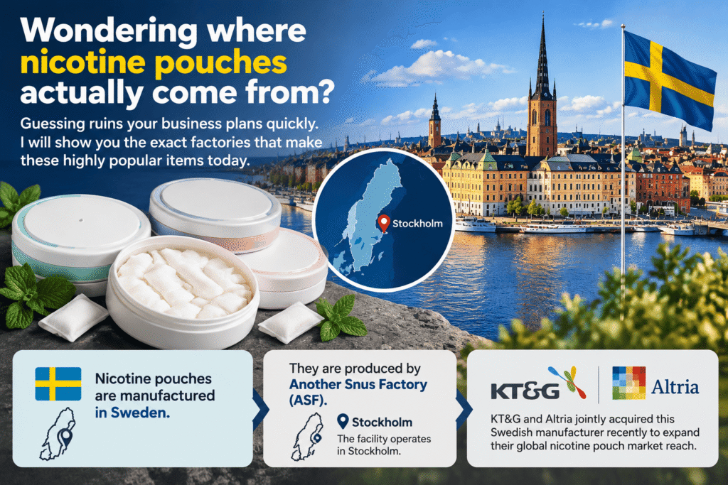 Global map showing LOOP manufacturing location in Sweden